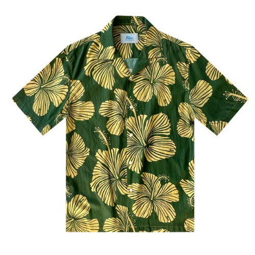 K하와이안-큰잎-1 프리미엄 오버핏 하와이안 셔츠 favorite s/s series