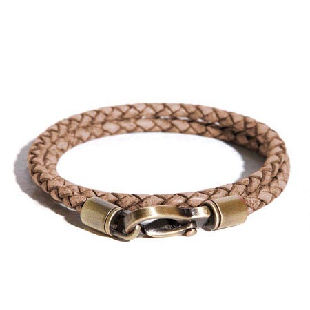 H7 bracelet Premium Leather-Brown calfskin series